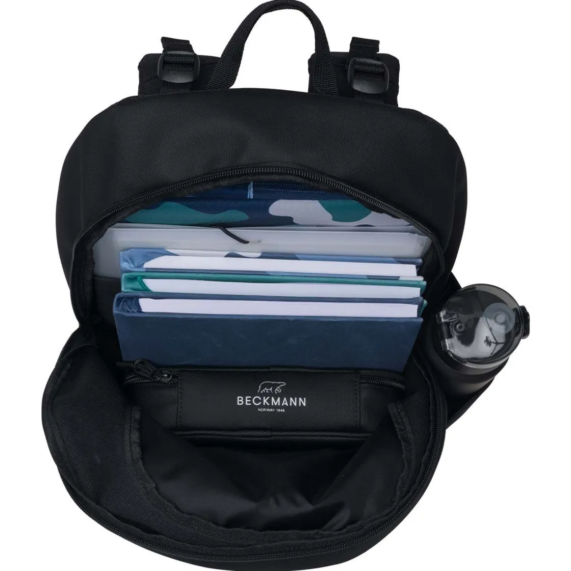 Outlet Sport Junior skolesekk 30 L, Black Coated Sekker 6-18 År