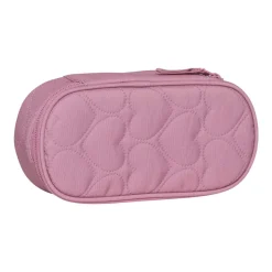 Clearance Sport ovalt pennal, Padded Rose Heart Pennal