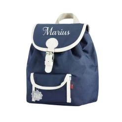 Sale barnesekk 6 Liter med navn, marineblå Sekker 0-6 År