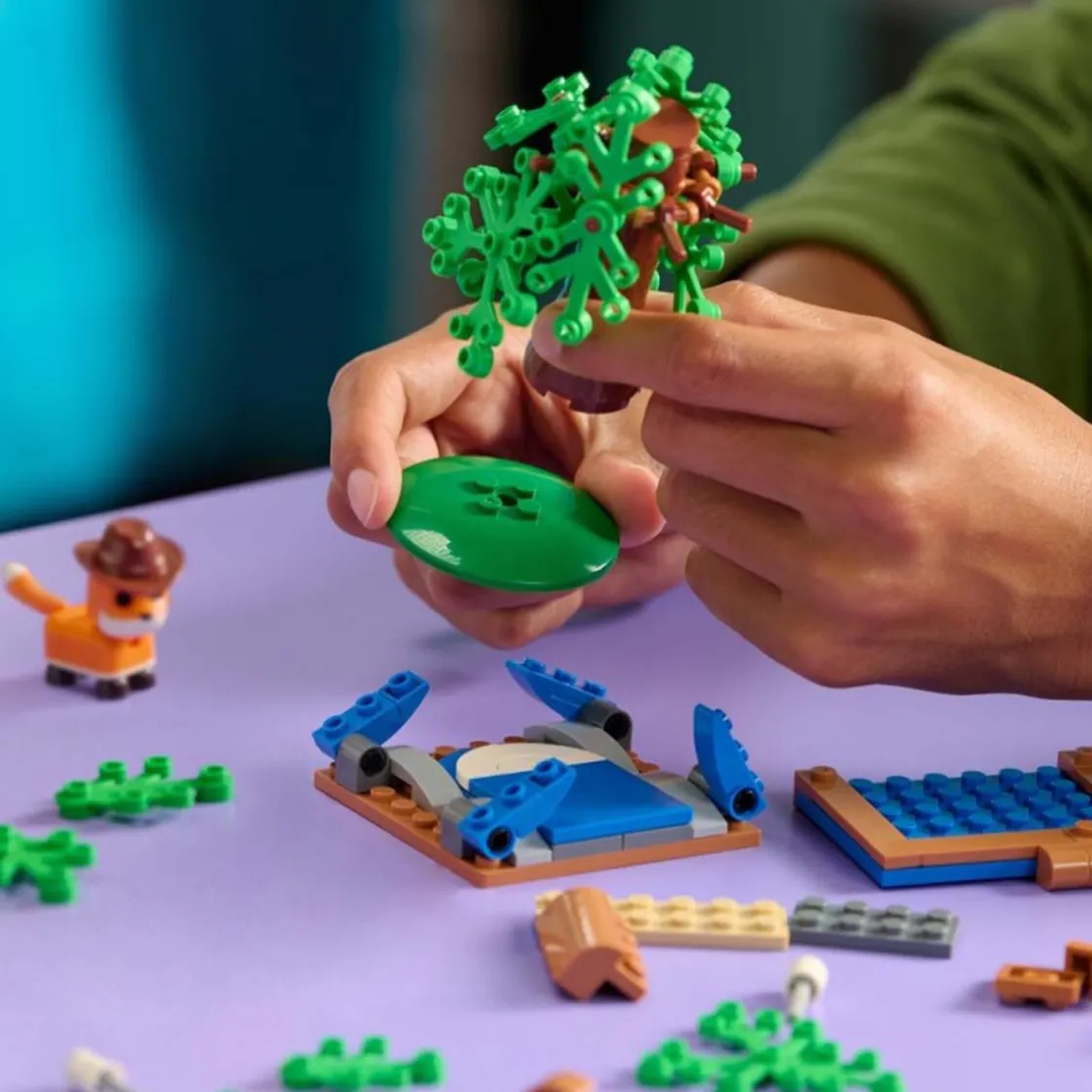 Discount Adopt me! byggesett, Building Fox with Campsite Hobby Og Kreativitet