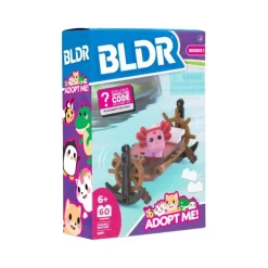 Hot Adopt me! byggesett figur, Axolotl with Boat Pet Bed Hobby Og Kreativitet