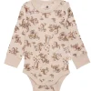 New body i ull AOP, Loden Green Melange Ullbody Og Ullgensere Baby | Ullbodyer Baby Gutt