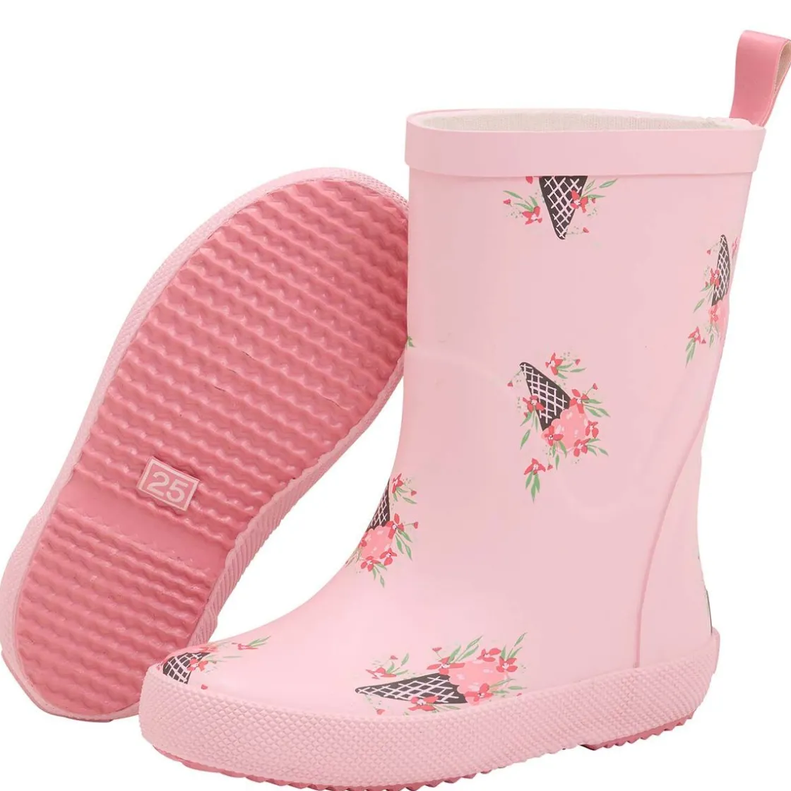 Fashion gummistøvler til barn, Peach Blossom Gummistøvler/termostøvler