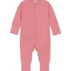 Outlet heldress/pyjamas i bambus, Powder Pink Heldresser & Pyjamaser Jente