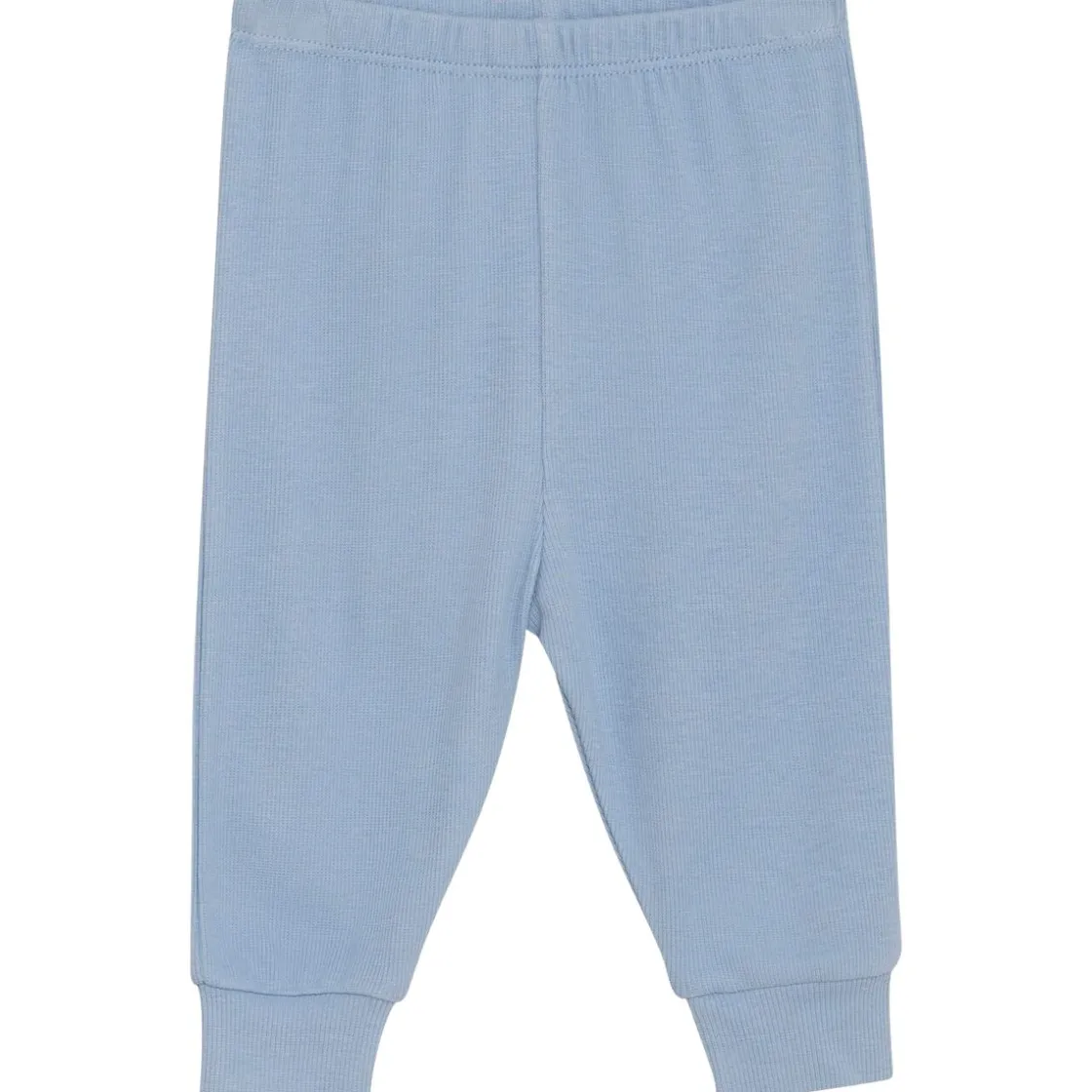 Clearance joggebukse i bambus til baby, Dusty Blue Bukser Baby Gutt