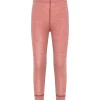 Clearance leggings til barn i ull, Old Rose Melange Ullbukser 8-16 År | Ullbukser Gutt 3-10 År