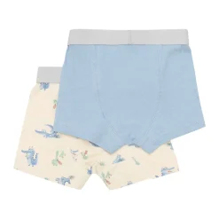 Best 2-Pack boxer i bambus til barn, Dusty Blue Undertøy Gutt