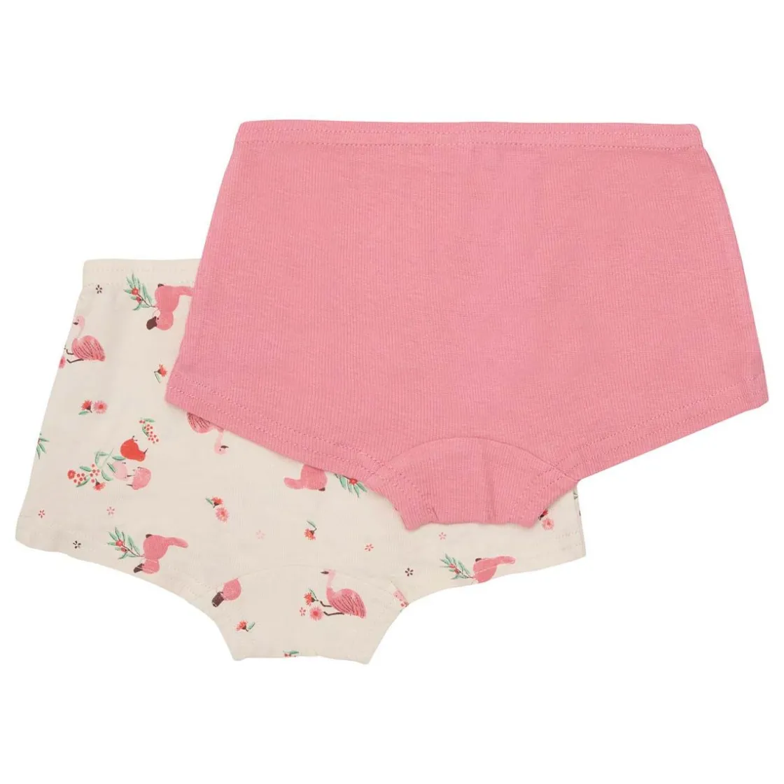 New 2-Pack hipster i bambus til barn, Powder Pink Undertøy Jente