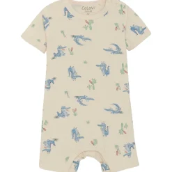 Clearance romper i bambus til baby, Dusty Blue Rompere Baby Gutt | Heldresser & Pyjamaser Gutt
