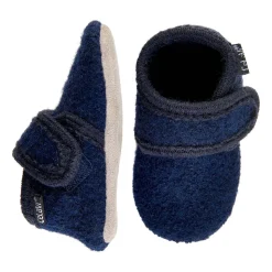 Online ulltøfler til baby, dark navy Tøfler | Ulltøfler Og Ullsokker Baby