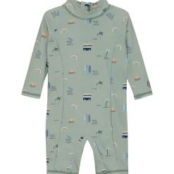 Discount UV drakt med print til baby, Iceberg Green Badetøy Gutt | Badetøy Baby Jente