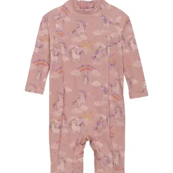 New UV drakt med print til baby, Woodrose Badetøy Jente | Badetøy Baby Jente