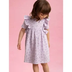 Outlet Crepe kjole til småbarn, Orchid Petal Kjoler Jente | Kjoler Baby Jente