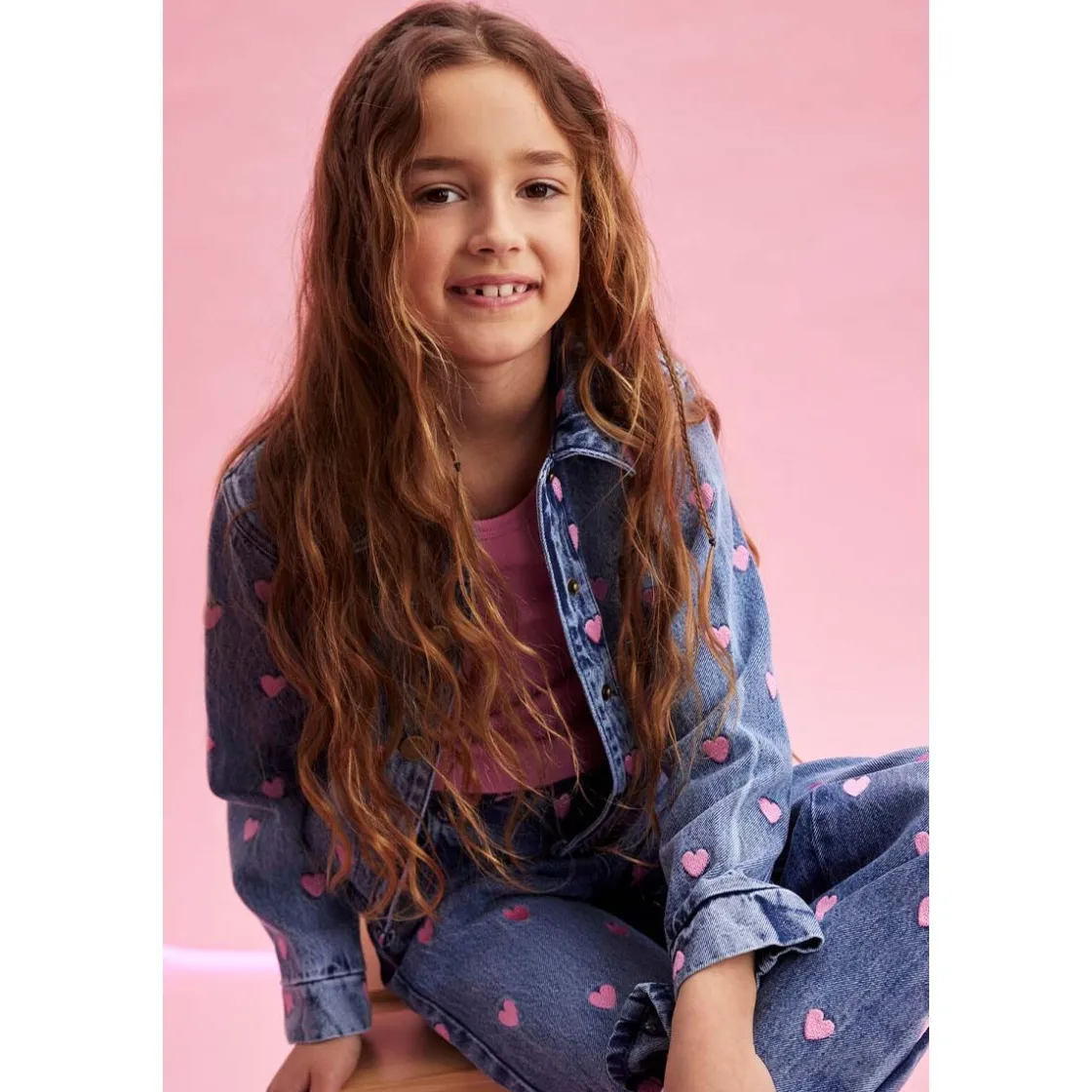 Best Wide jeans til barn, Blue Denim Bukser Jente 8-16 År | Bukser Baby Gutt