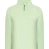 Outlet Monte 10 zip fleecegenser til barn, Light Green Fleece Barn
