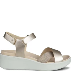 Online Flowt Wedge Lx sandaler til dame, pure white gold Sandaler Og Badesko