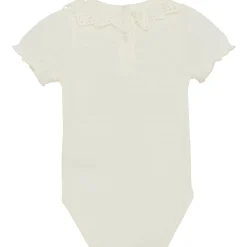 New kortermet body med krage, Egret Penklær Jente | Penklær Baby Jente