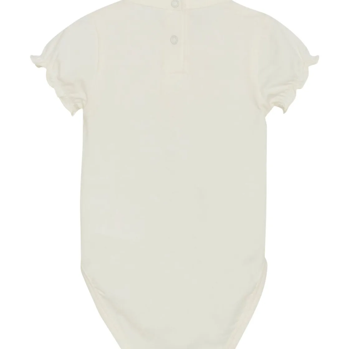 Fashion kortermet body med broderier, Egret Penklær Jente | Penklær Baby Jente