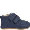Fashion Prewalker i skinn til baby, Blue Night Tøfler