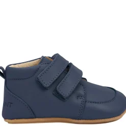 Fashion Prewalker i skinn til baby, Blue Night Tøfler