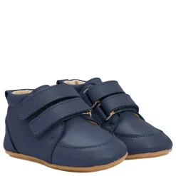 Fashion Prewalker i skinn til baby, Blue Night Tøfler