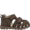 Online sandaler i skinn til småbarn, Chocolate Brown Sandaler Og Badesko