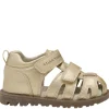 Fashion sandaler i skinn til småbarn, Champagne Beige Sandaler Og Badesko