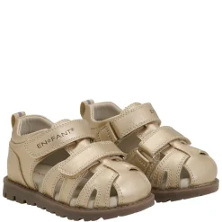 Fashion sandaler i skinn til småbarn, Champagne Beige Sandaler Og Badesko