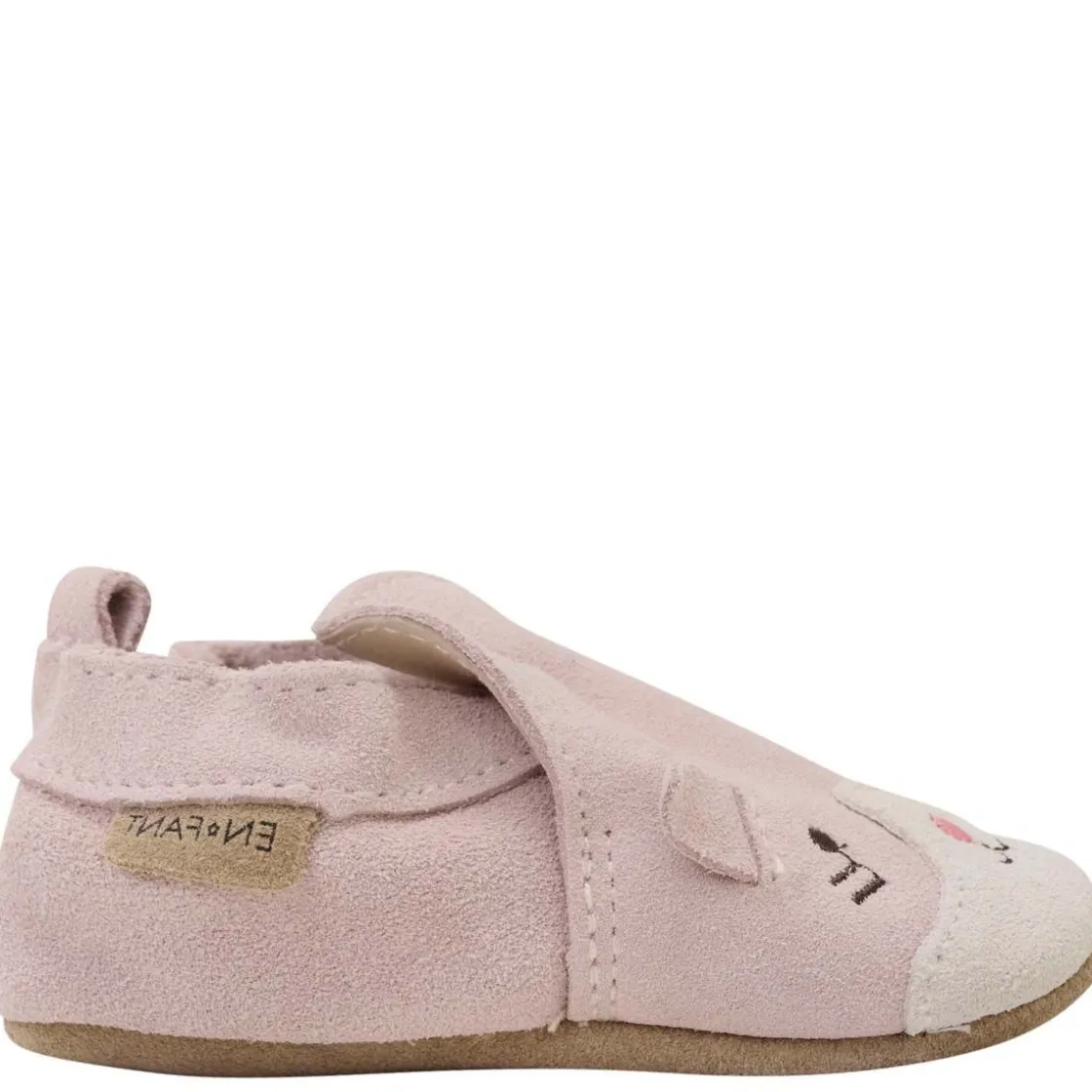 Clearance skinntøfler til baby, Sepia Rose Tøfler