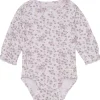 Outlet body i viskose, Gray Lilac Bodyer Baby Jente