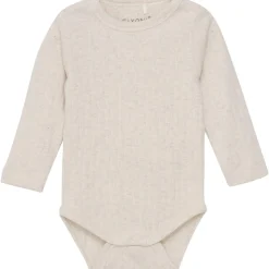 Outlet Body Mélange, White Sand Melange Bodyer Baby Jente | Bodyer Baby Gutt
