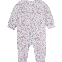 Hot heldress/pyjamas i viskose til baby, Gray Lilac Heldresser & Pyjamaser Jente