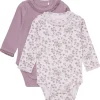 New 2-pack Rib body, Elderberry Penklær Baby Jente | Penklær Baby Gutt