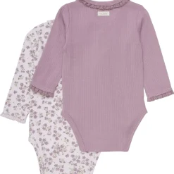 New 2-pack Rib body, Elderberry Penklær Baby Jente | Penklær Baby Gutt