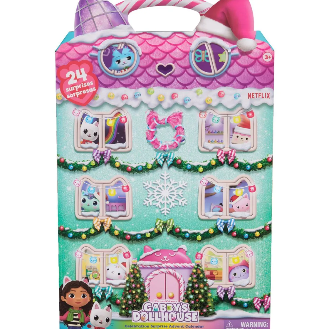 New Gabby's Dollhouse Celebration julekalender 2024 Adventskalendere