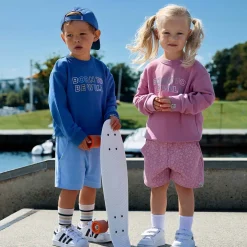 Sale Born To Be Wild sweatshirt til barn, Stålblå Gensere & Overdeler Gutt