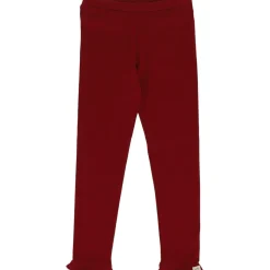 Hot Eno Leggings til barn, Dyp Rød Bukser Jente 8-16 År | Bukser Baby Gutt
