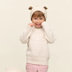 Clearance Leu ullgenser barn, Beige Melert Ullgensere 8-16 År | Ullgensere Jente 3-10 År