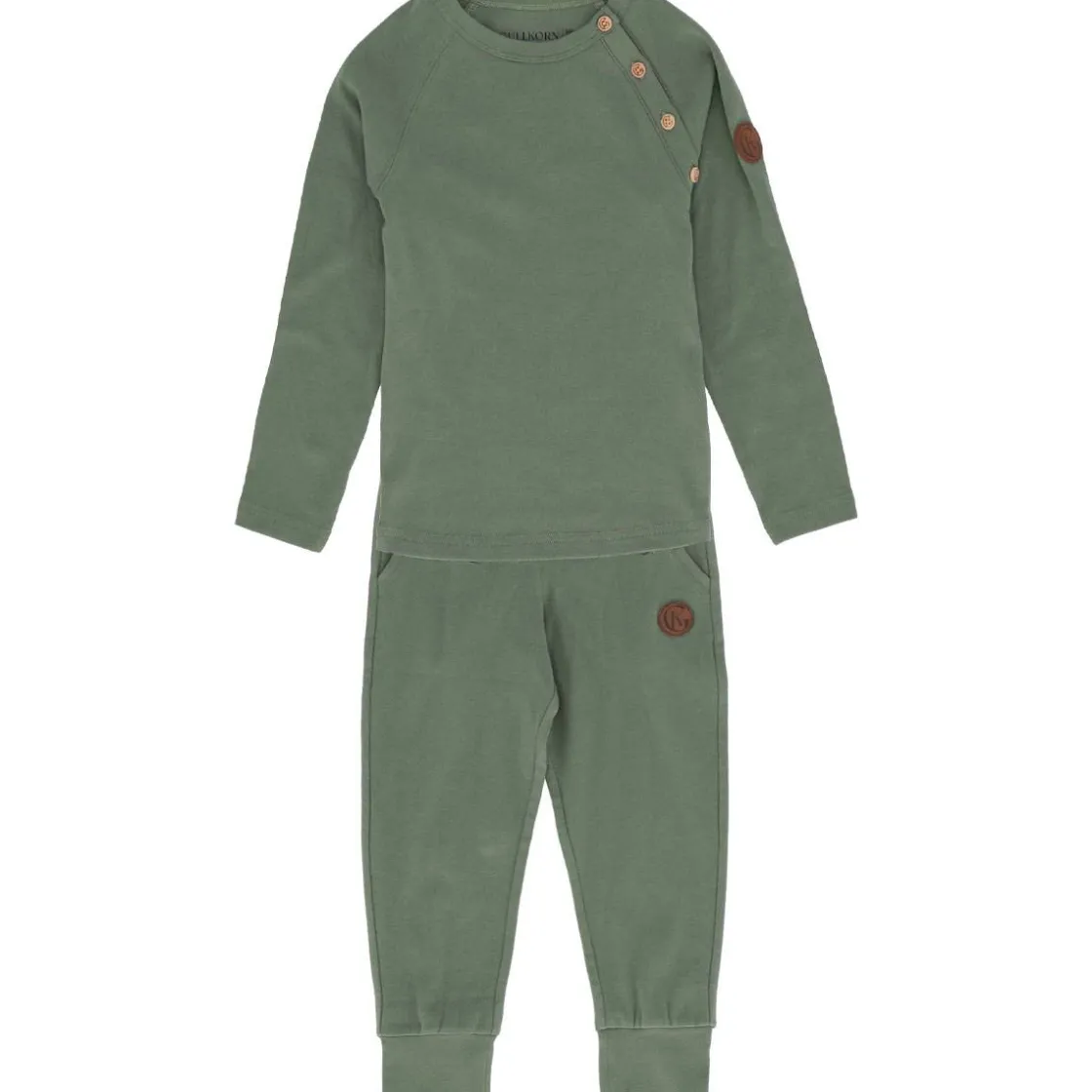 Fashion og DressMyKid Villvette sett, sjøgrønn Bukser Jente 8-16 År | Bukser Baby Gutt