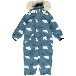 Outlet Salt vinterdress til barn med print, Denimblå Parkdresser & Vinterdresser Barn | Parkdresser & Vinterdresser Baby