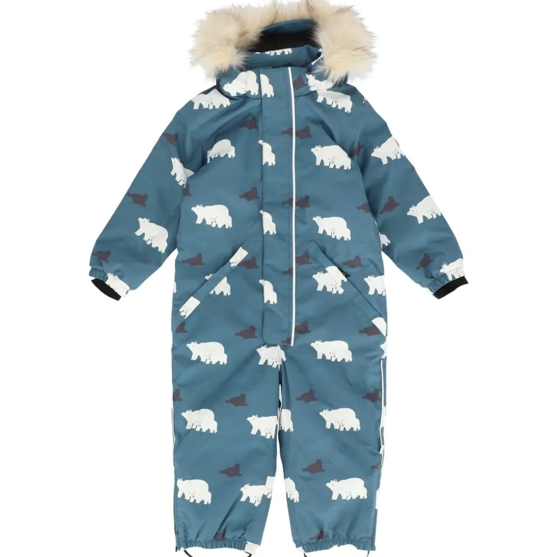Outlet Salt vinterdress til barn med print, Denimblå Parkdresser & Vinterdresser Barn | Parkdresser & Vinterdresser Baby