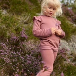 Best Ulla ullsett i ull/bambus til barn, Dyp Rosa Ullbukser 8-16 År | Ullbukser Gutt 3-10 År