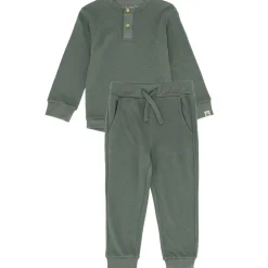 Sale Ulle ullsett i ull/bambus til barn, Matt Grønn Ullbukser 8-16 År | Ullbukser Gutt 3-10 År