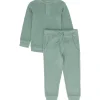 Fashion Ulle ullsett i ull/bambus til barn, Dus Grønn Ullbukser 8-16 År | Ullbukser Gutt 3-10 År