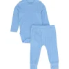 New Vennen baby-sett, Himmelblå Bukser Baby Gutt | Bodyer Baby Jente