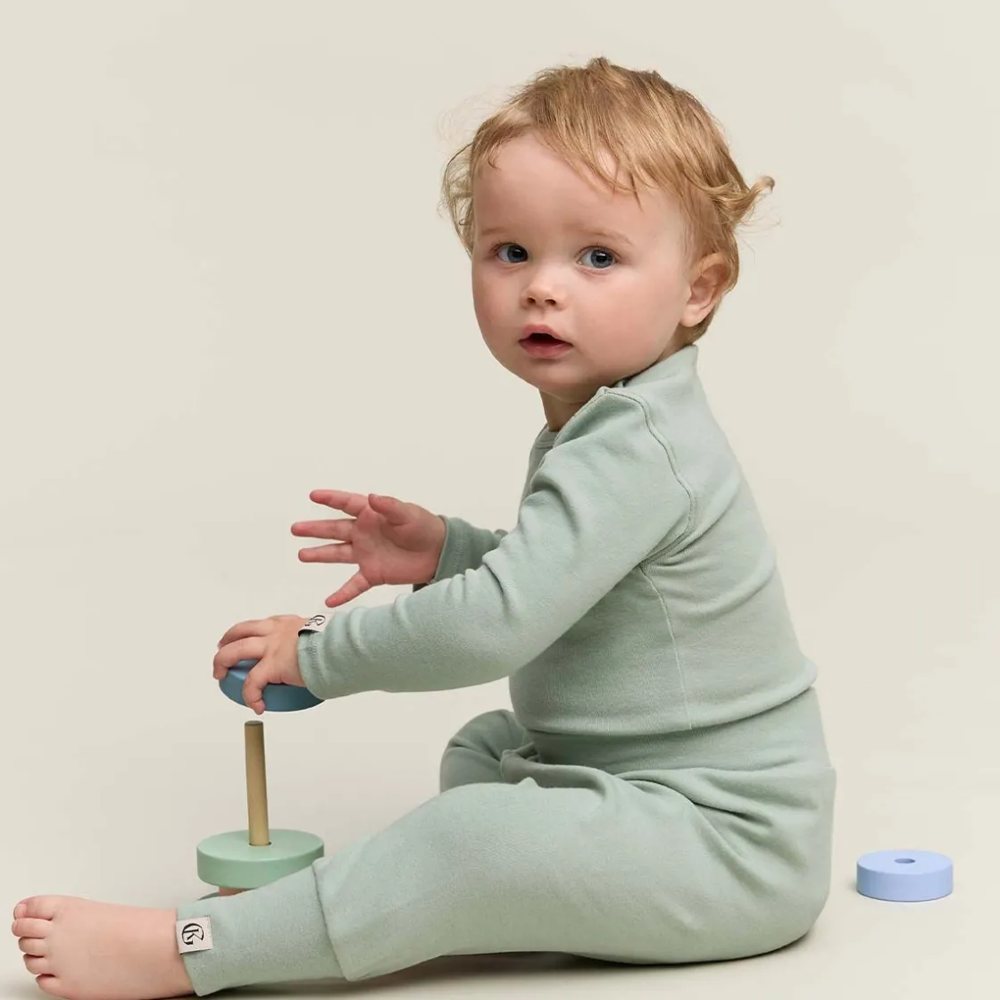 Outlet Villvette body, Grågrønn Bodyer Baby Jente | Bodyer Baby Gutt