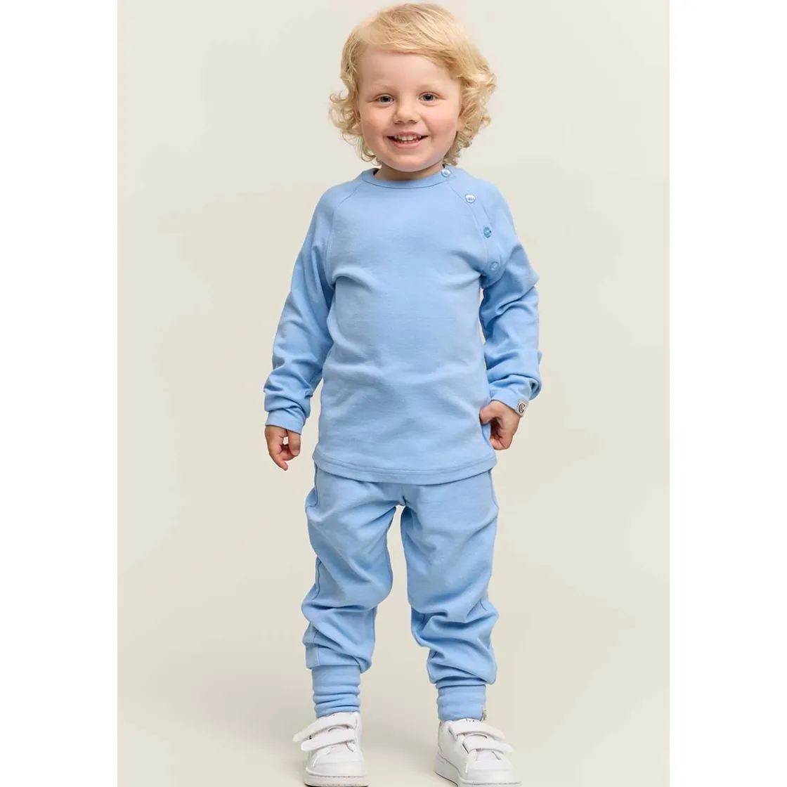 Clearance Villvette longsleeve til barn, Himmelblå Gensere Gutt 8-16 År | Gensere & Overdeler Gutt