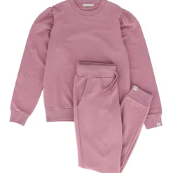 Best x Dressmykid joggedress-sett til dame, mørk rosa Bukser Dame | Bukser Baby Gutt