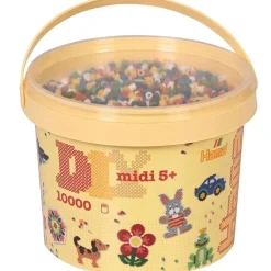 Fashion Midi Beads 10.000 pcs in  Bucket Mix 66 Hobby Og Kreativitet
