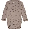 Outlet Bambo body i ull/bambus, Fungi/Major Brown Ullbody Og Ullgensere Baby | Ullbodyer Baby Jente